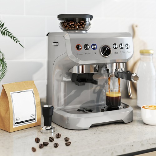 Espresso machine bean grinder - bean,