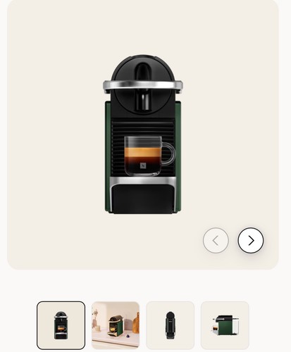 Nespresso pixie coffee pod - coffee,