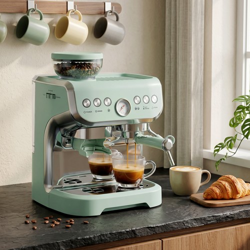 Homcom espresso machine bean - machine,,